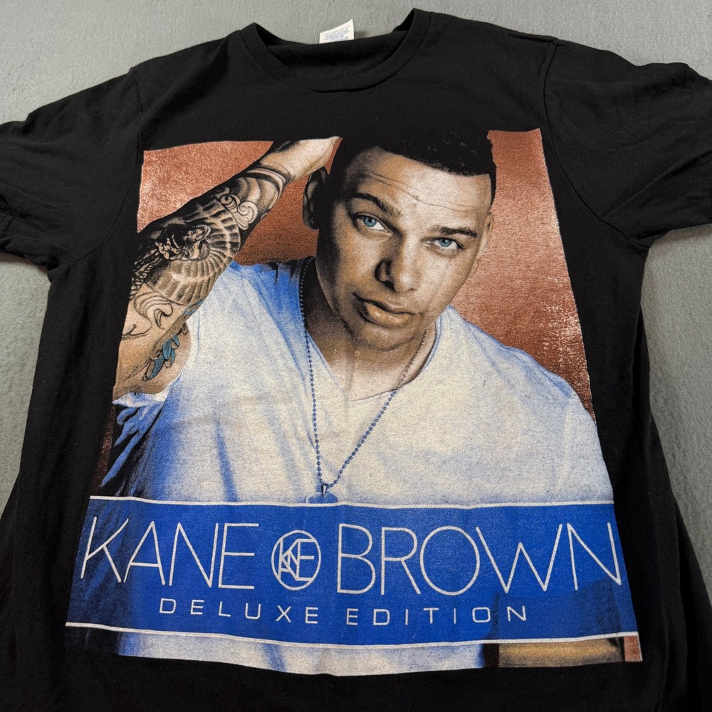 Jason Aldean Tour 2019 Kane Brown Deluxe Edition Black T-Shirt Small Concert Tee